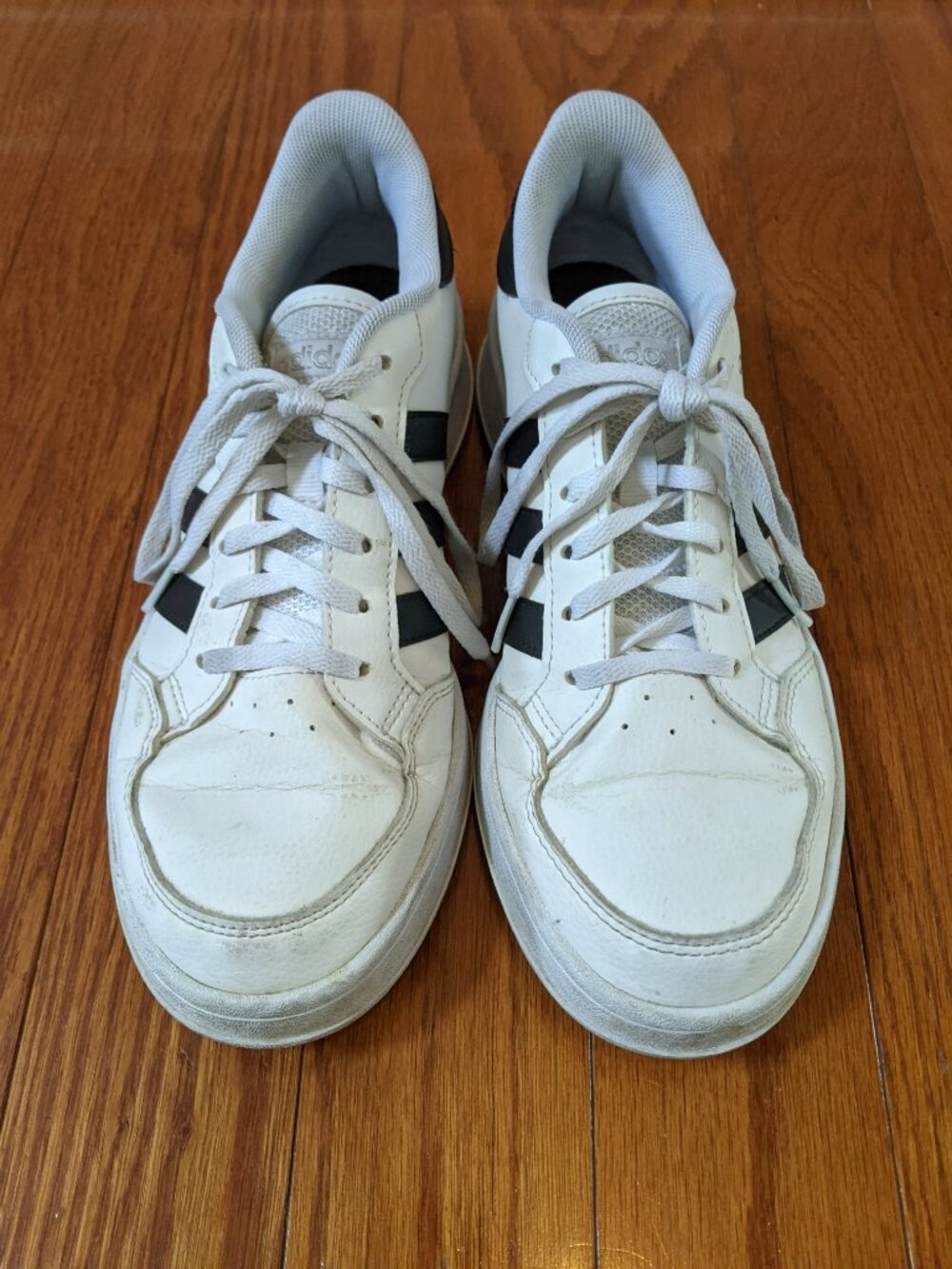 Adidas Grand Court Sneakers – Women’s Size 8 – White/Black Classic - Picture 2 of 4